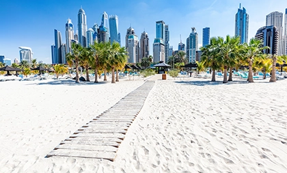 Voyage à Dubai, plage de Jumeirah