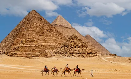 Voyage en Égypte - Les pyramides de Gizeh