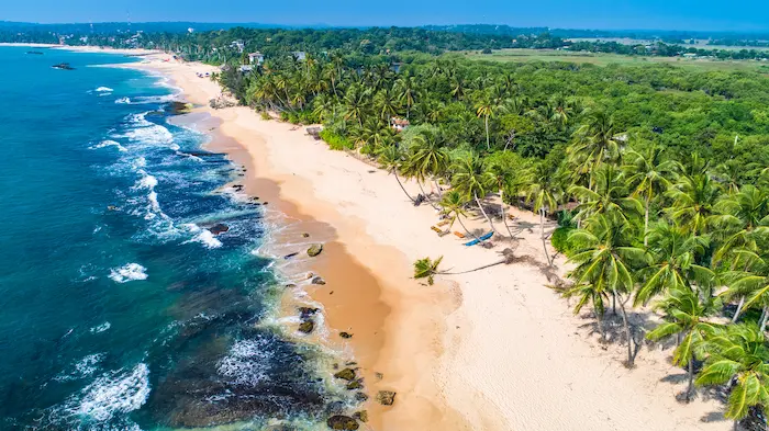 Plages paradisiaques au Sri Lanka