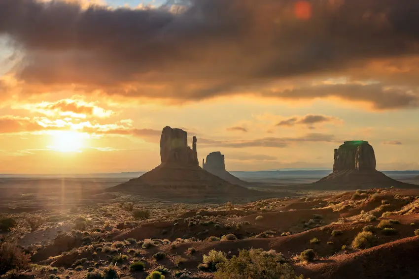 paysage mythique de Monument Valley et de l'ouest américain