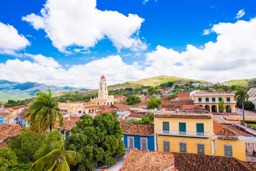 paysage d'une ville de Cuba
