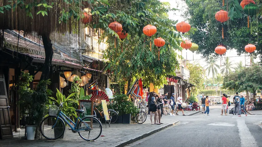 Ruelle traditionnelle du Vietnam