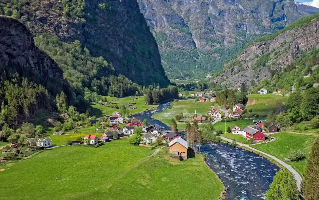 Paysage en Norvège