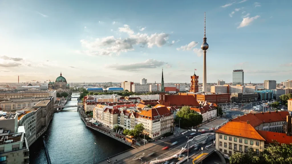 Vue sur Berlin, Allemagne 