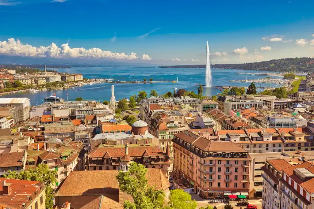 Vue sur Genève,Suisse